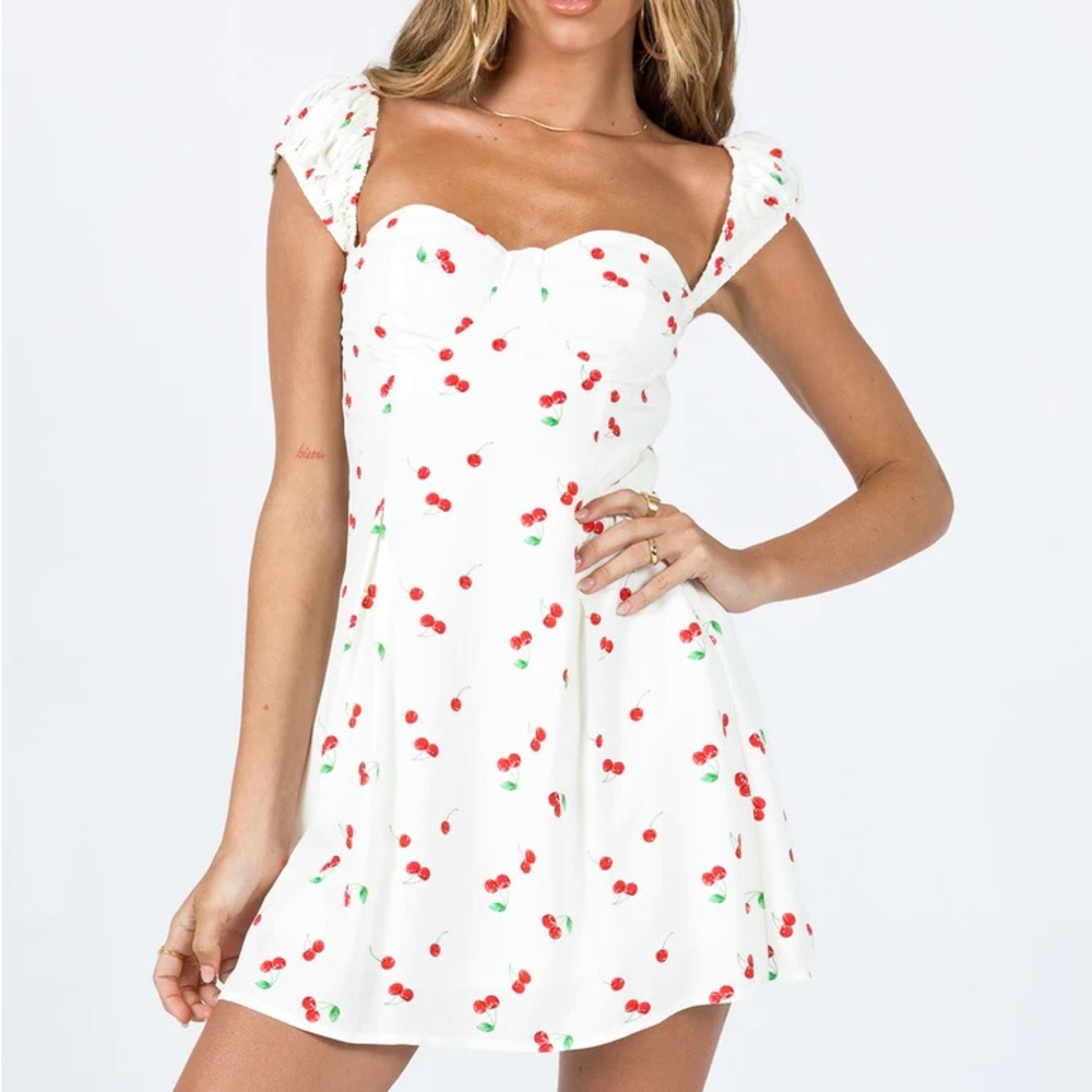 PRINCESS POLLY CHERRY MINI DRESS🍒